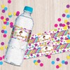 Tumbling Gymnastics Birthday Themed Waterproof Water Bottle Sticker Wrappers 20