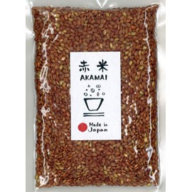 Akamai, Red Rice, 5.3 oz (150 g), Made in Japan, Ancient Rice, Normal Seeds, Mixed Grain, Hoo no Incense