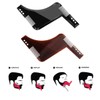 2PCS Beard Shaping Tool, Beard Shaper, Stencil Guide for Perfect