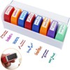 8 Pieces Teacher Stamps, Stamps for Teachers, Pre-Ink Reward Stamp