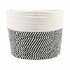 Foldable Laundry Basket Multipurpose Large Capacity Cotton Linen Woven Collapsible