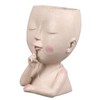 Face Flower Pot Head Planter Pot Cute Resin Succulent Planter