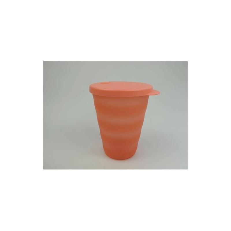 TUPPERWARE Junge Welle Drinking Straw Cup 330 ml Pastel Orange