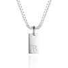 Silver Necklace for Women, Initial Necklaces for Women, A-Z Letter
