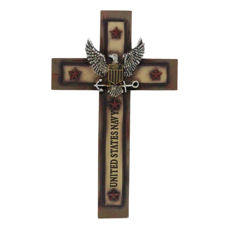 Western Rustic United States Navy with Eagle and Anchor Emblem