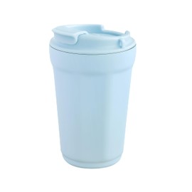 Merpel Vacuum Double Layer Thermal Insulated Tumbler, 11.8 fl oz (350 ml), Powder Blue 770-709
