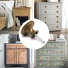 SWZHAI Brass Cabinet Knobs 16 Pcs, Round Drawer Knob Kitchen