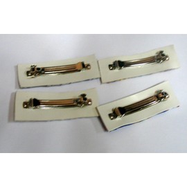 Roger Enterprises Seed Bead Hair Barrette in Native American Southwestern Style~Set of 4