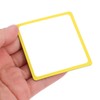 jojofuny 16pcs Square Magnetic Blank Cards Magnetic Name Plates for