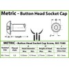 MonsterBolts - M5 x 25mm Button Head Socket Cap Screws,