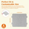 4 Pcs Microwave Waveguide Cover, Universal Mica Sheet 10.8x10cm/4.3x3.9in Sturdy