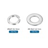 sourcing map 200Pcs M8 304 Stainless Steel Split Lock Washer