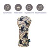 Duck Hunter Camo Golf Headcover - Camouflage Pattern, Black Duck