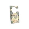 Stress Free Zone Do Not Disturb Plywood Room Door Sign