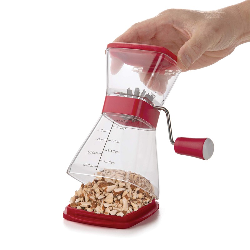 PrepWorks Nut Chopper – Manual Handheld Nut Grinder for Chopping
