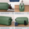 VON HEESEN Toiletry Bag Leather Toiletry Bag for Men and
