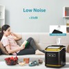 Electactic Ice Maker Machine Countertop Portable Compact Small Bullet Ice