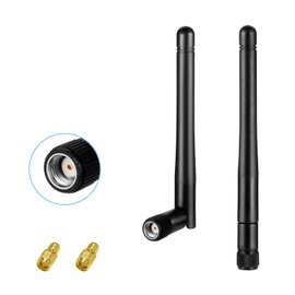AQTAQ WiFi Antenna Dual Band 2.4GHz 5GHz 5.8GHz 3dBi MIMO SMA Connector Antenna for WiFi WLAN Router Wireless Network Card USB Adapter Security IP Camera Video Surveillance Monitor Bluetooth Antenna