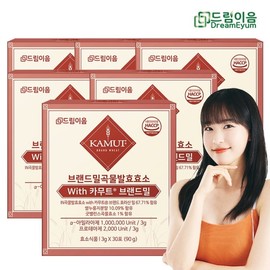 Dream Lee Sum Choi Hasul Kamut Enzyme Brand Mill Cryers Fermented Enzyme 6 months / 드림이음 최하슬 카무트 효소 브랜드밀 곡류 발효효소 6개월분