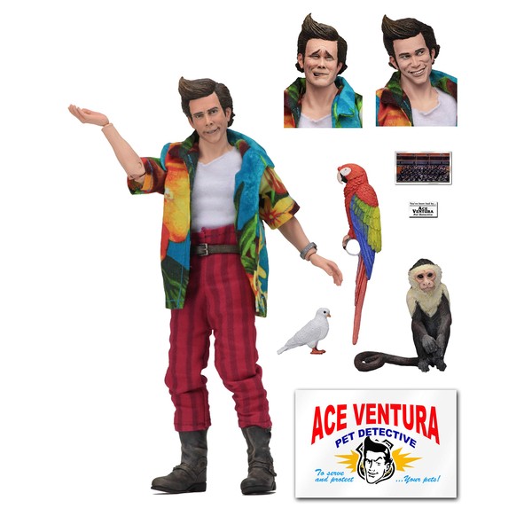 NECA Ace Ventura: Pet Detective - 8" Clothed Action Figure - Ace Ventura