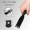 DtgEcd 2 Pack Grill Scraper, Heat-Resistant Nylon Spatula for Indoor