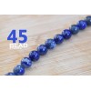 Unbranded Genuine Lapis Lazuli Round Beads 8mm 45 Bead Strand