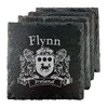 Flynn Irish Coat of Arms Slate Coasters - Set of
