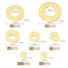 170 PCS M2 - M8 Copper Flat Washers,Brass Gaskets