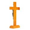 Crucifix Wooden Hand Made Standing Catholic Jesus Crucifix Wall Cross