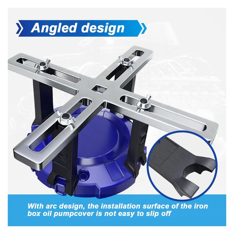 UHANBUT Fuel Pump Removal Tool, Adjustable 4 Jaw Fuel Pump