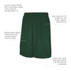 Russell Athletic Men's Mesh Short with Pockets, Dark Green, Large