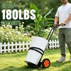 Plant Caddy with Wheels, 180LBS Stable Steel Base, Ergonomic &
