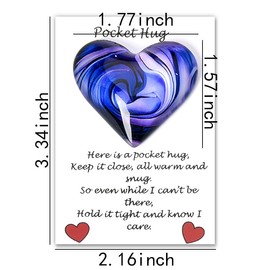 Best Friends Pocket Hug for Daughter Son Gifts from Mom Dad Retirement Gifts for Grandpa Grandma Gifts from Grandson Granddaughter Graduation Gifts for Sister Brother Birthday Gifts for Couple