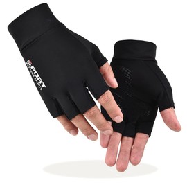 SCOLORKI Men's Gloves for Spring and Summer, Cooling Gloves, Thin, UV Protection, Sunscreen, Cut Out Fingers, Anti-Slip, Smartphone Operation, Stretch, Quick Drying, Fishing, Cycle Gloves, Driving, Work or School, Women's