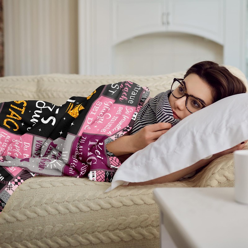 Jinmaple Blanket (150 x 130 cm, Birthday)