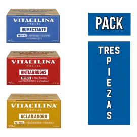 Vitacilina Facial Humectante,aclaradoraantiarrugas Pack 3pz