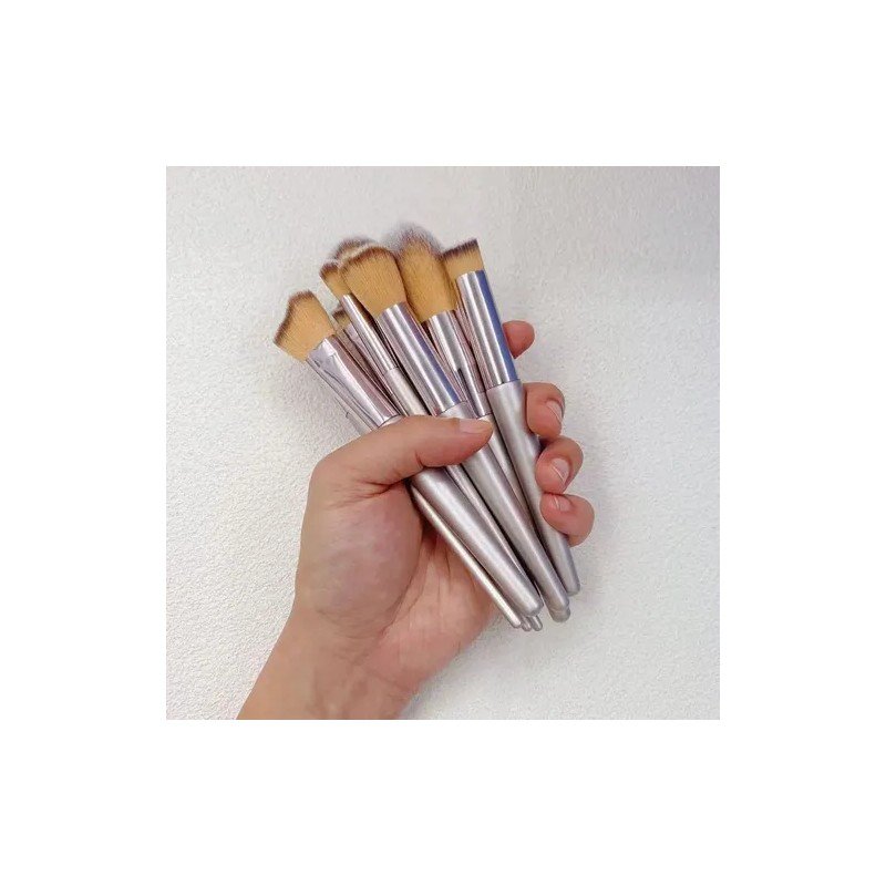 Brochas Velvoss 14 Piezas Cepillo Maquillaje Color Champán