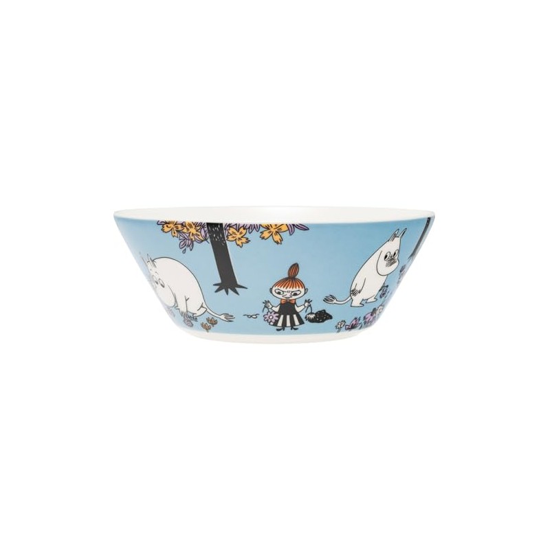 MOOMIN ARABIA 1076280 Classic Friends Forever Moomin Dish, Bowl, Plate,