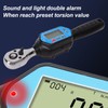 Digital Torsion Wrench 3/8in Drive Mini Calibrated Wrench with Buzzer