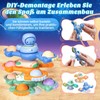 3 Pack Saugnapf Spielzeug Baby BPA-frei Saugnapf Spielzeug Kinder ab