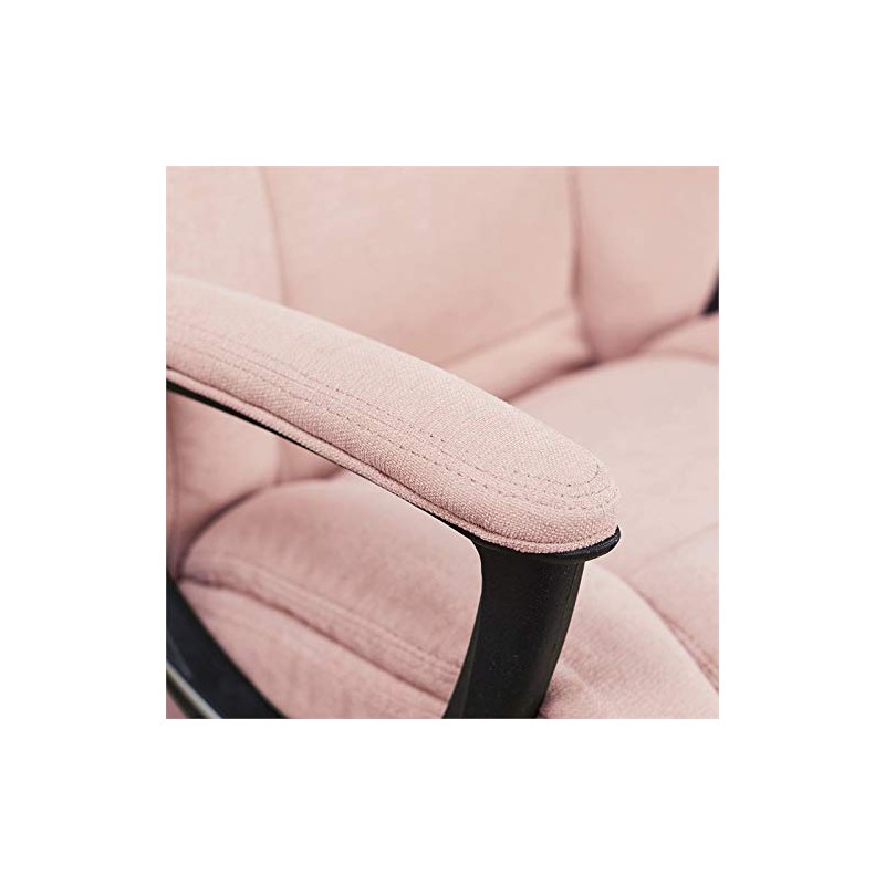 Serta Style Hannah II Office Chair, Harvard Pink Microfiber