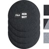 SILUK Cosy Felt Seat Cushion, Diameter 36 cm, Comfortable, Washable,