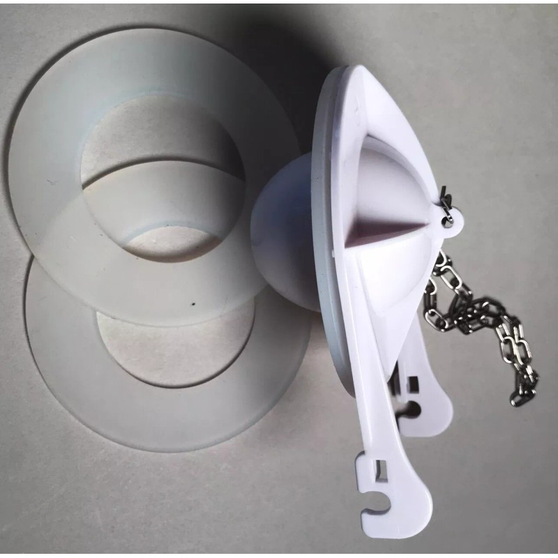 NUFLUSH Flapper 3.5 In. Removable Nipple, You can Replace Silicone