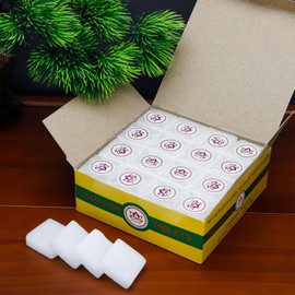 Natural Camphor Blocks (454 Grams, 64 Tablets) Pure Camphor Tablets for Aromatherapy & Puja - Alcanfor en Bloques, Alcanfor Tablets, Alcanfor en Bolitas, Kapoor for Pooja