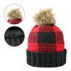 BNCO Apparel Winter Beanie Hat with Faux Fur Pompom &