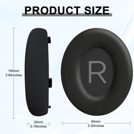 Replacement Earpads Cushions for Bose 700 (NC700) Wireless Headphones, Ear Cushions Headset Earpads Ear Cups Cover Repair Parts with Softer Protein Leather (Black)