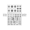 Haikyu Parts Snow Decal Blue 1 Piece Plastic Model Decal