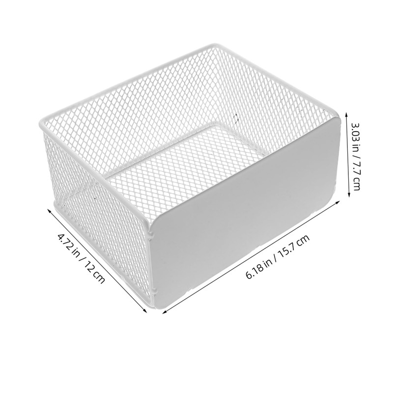 TEHAUX Magnetic Fridge Side Organizer Compact Mesh Basket for Garlic