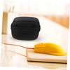 TEHAUX Portable Earbud Case Stylish Headphone Storage Box with Zipper
