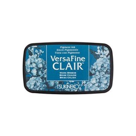 Tsukineko Warm Breeze Versafine Clair Tinte Pad, synthetische Material, blau, 5,6 x 9,7 x 2,3 cm, Matrial, 5.6 x 9.7 x 2.3 cm